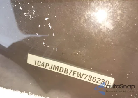 2015 Jeep Cherokee Limited z USA, uszkodzony, nr VIN 1C4PJMDB7FW736230